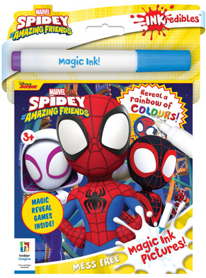 Inkredibles Spidey & His Amazing Friends Magic Ink Pictures