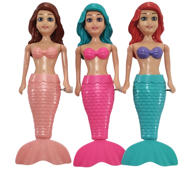 Mermaid 7 inch Swimming Wind Up Doll