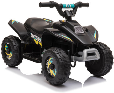 Kids 6V Electric ATV Quad Rechargeable Battery Ride On - Black