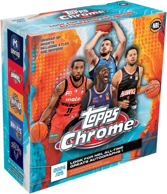 Topps Chrome NBL - 2024-2025 Basketball Trading Cards Mega Pack
