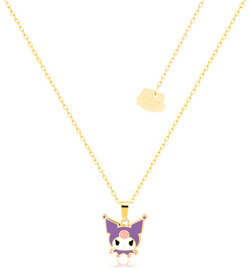 Sanrio Hello Kitty Kuromi Necklace - Gold