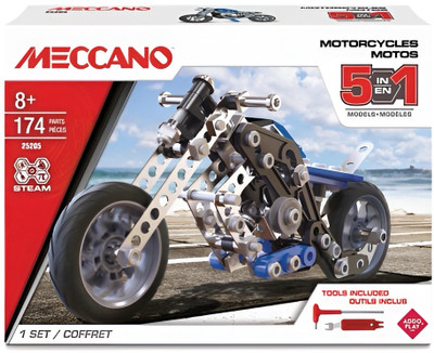 Meccano 5 Multi Model Set - Motorcycles
