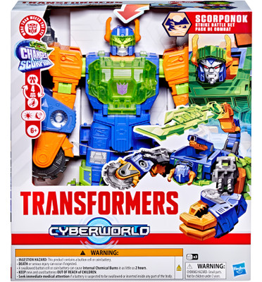 Transformers CYBERWORLD Scorponok StrikeBattle Set