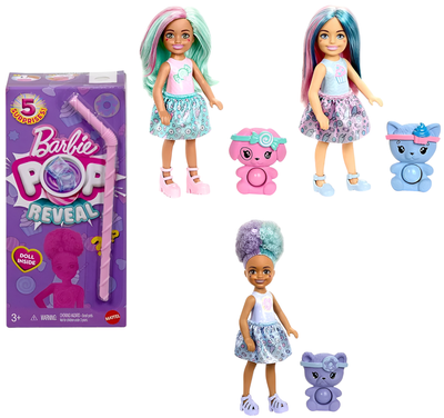 Barbie Chelsea Pop Reveal Sweet Treat Series