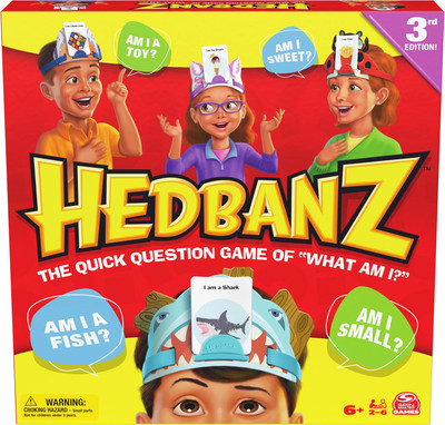 Hedbanz 3rd Edition with New Cards & Headbands
