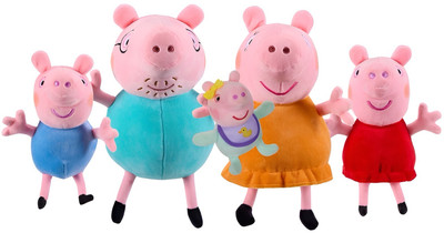 Peppa Pig Family 5 Piece Plush Pack