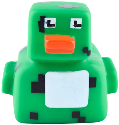 Green Blocky Rubber Duck