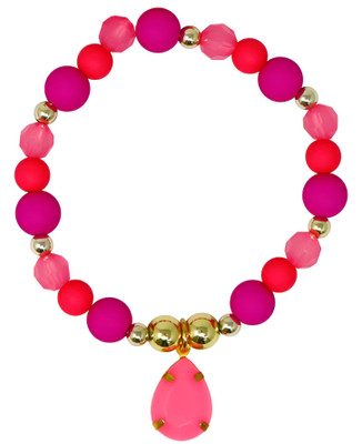 Fairy Delight Beaded Bracelet with Pendant