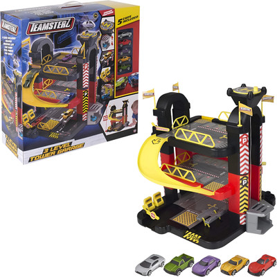 3 Level Tower Garage with 5 Cars