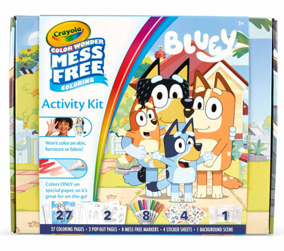 Crayola Color Wonder Mess Free Activity Kit - Bluey