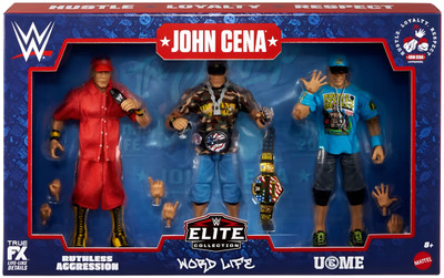 WWE Elite Collection John Cena 3-Pack