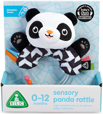 Early Learning Centre - Black & White Sensory Panda Rattle