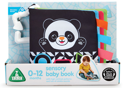Early Learning Centre Black & White Baby Book Sensory