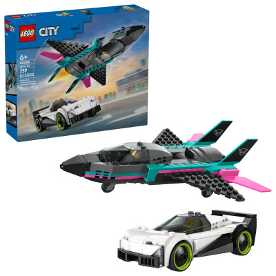 LEGO City Jet vs. Car 60489