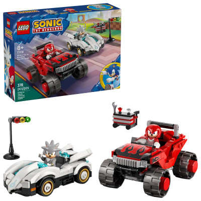 LEGO Sonic the Hedgehog Silver's Car vs. Knuckles' Monster Truck 77118
