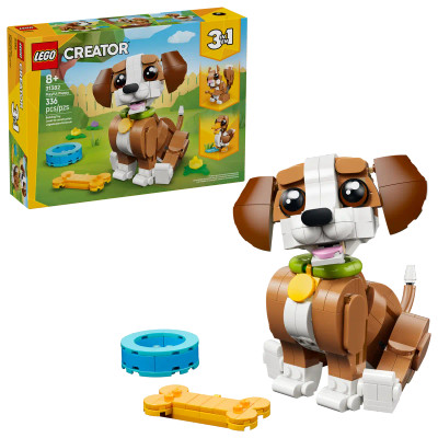 LEGO Creator 3-in-1 Cute Animals: Playful Puppy Dog 31382