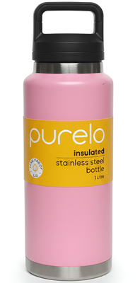 Insulated Stainless Steel Bottle  1L - Pink 