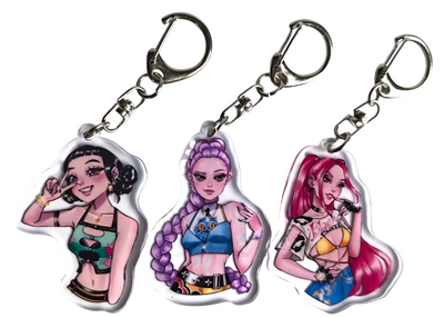 K-pop Demon Hunters - Huntrix Keychain