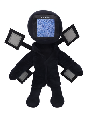 Skibidi Toilet Static TV Plush 
