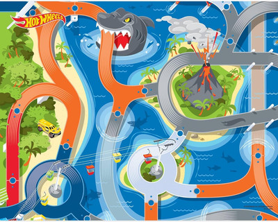 Imaginmat Deluxe Hot Wheels - Floor Playmat 30.5 x 20.5 inch
