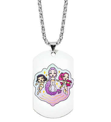 K-pop Demon Hunters - Golden Tag Necklace 