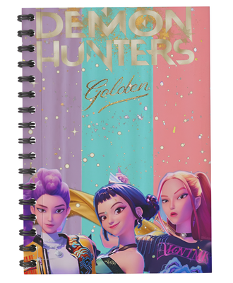 K-Pop Demon Hunters - Huntrix Golden Notebook 