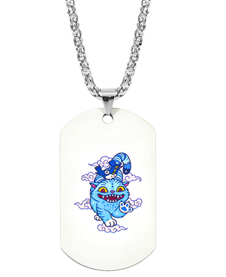 K-pop Demon Hunters - Demon Tiger Tag Necklace 