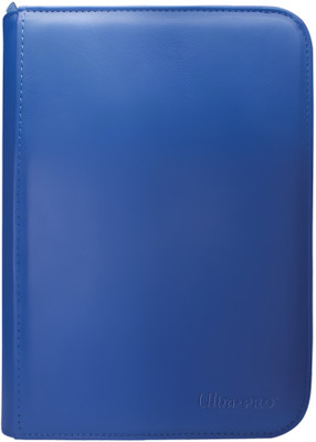 Ultra Pro Vivid 4-Pocket Zippered Pro-Binder - Blue