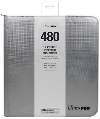 Ultra Pro Binder 12 pocket Zippered - Silver