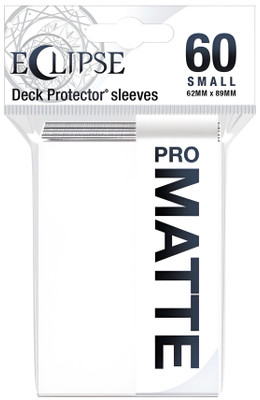 Ultra Pro Eclipse Matte Small Sleeves 60 pack - Arctic White