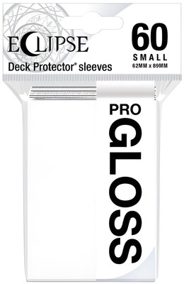 Ultra Pro Eclipse Gloss Small Sleeves 60 pack - Arctic White