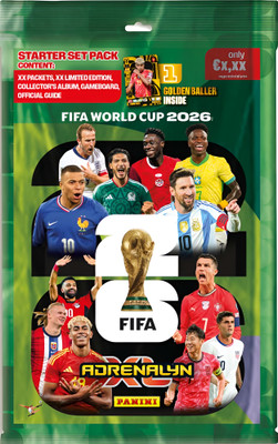 Panini FIFA World Cup Adrenalyn XL 2026 Card Starter Pack Deluxe Version