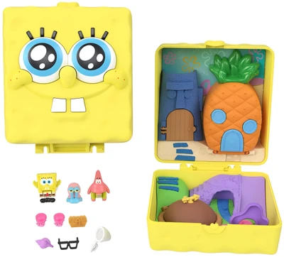 Polly Pocket Spongebob Partnership Compact with Patrick Doll