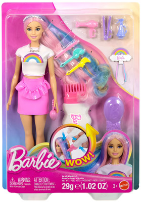 Barbie Rainbow Sparkle Hair Fashion Doll