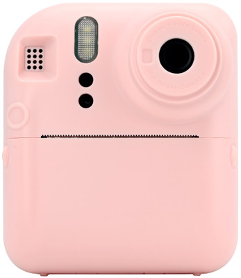 Instant Print Camera with Selfie Mode - Pink