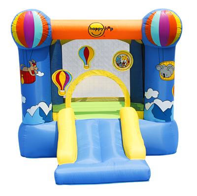 Hot Air Balloon Slide And Hoop Bouncer 280 X 210 X 185