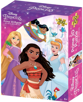 Disney Princess 3D Jigsaw Puzzle 200pc