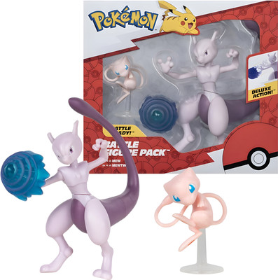 Pokemon Battle Figure Set - Mew and Mewtwo