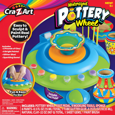 Cra-Z-Art - Motorised Pottery Wheel Activity Set