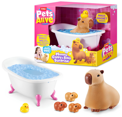 ZURU Pet's Alive Mama Capybara & Baby Surprise
