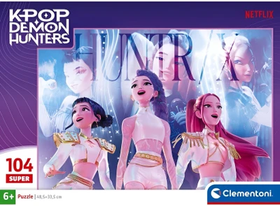 Clementoni - Super K-Pop Demon Hunters Huntrix 104pc Jigsaw Puzzle