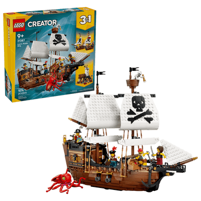 LEGO Creator 3-in-1 Iconic Pirate Ship 31387