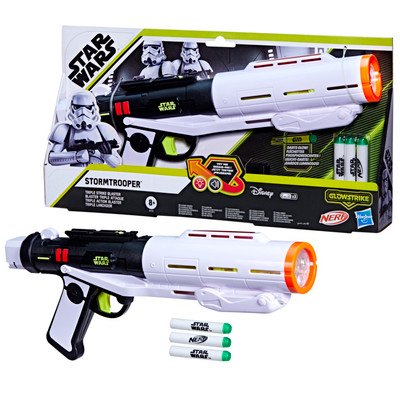 NERF GlowStrike Star Wars Stormtrooper Triple
Strike Blaster