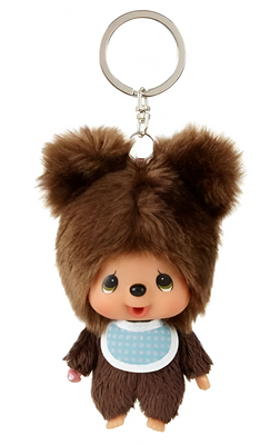 Monchhichi - Big Head Super Small Kuma (Bear Cub) Keychain