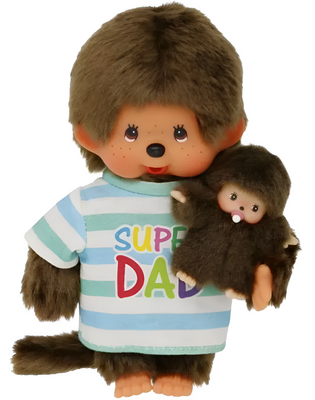Monchhichi - Father & Baby Plush