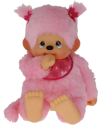 Monchhichi - Cherry Blossom 2L Girl Plush Doll
