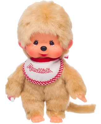 Monchhichi - Beige Boy Plush Doll