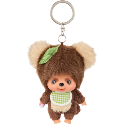 Monchhichi - Big Head Super Small TanuTanu (Tanuki) Keychain
