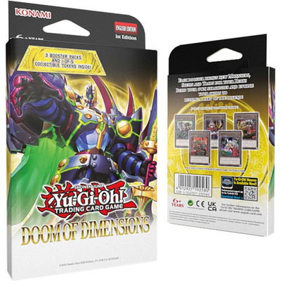 YuGiOh Doom of Dimensions 3-Boosters Tuck Box