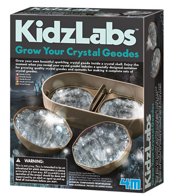 4M - KidzLabs - Crystal Geode Growing Kit